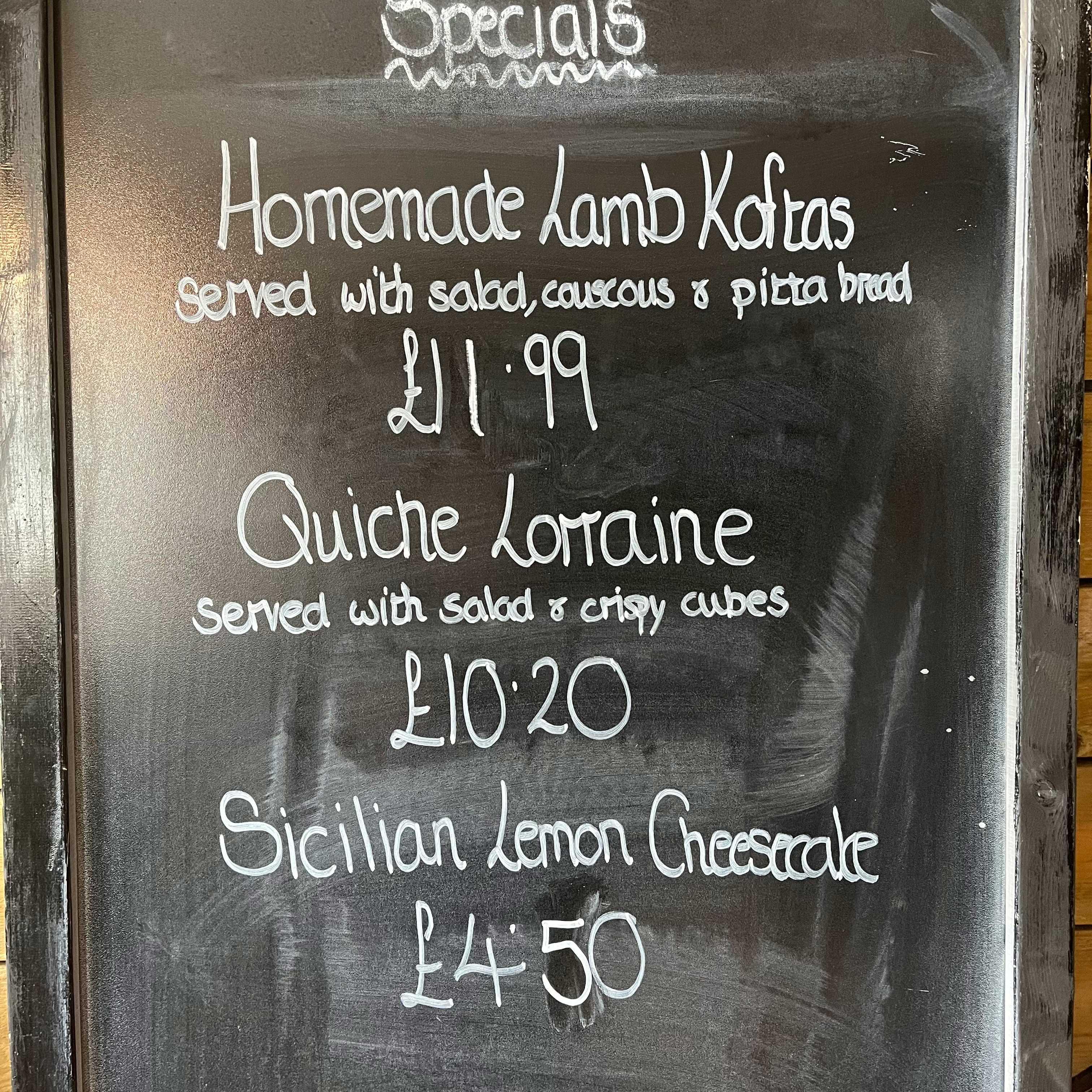 Weekend specials